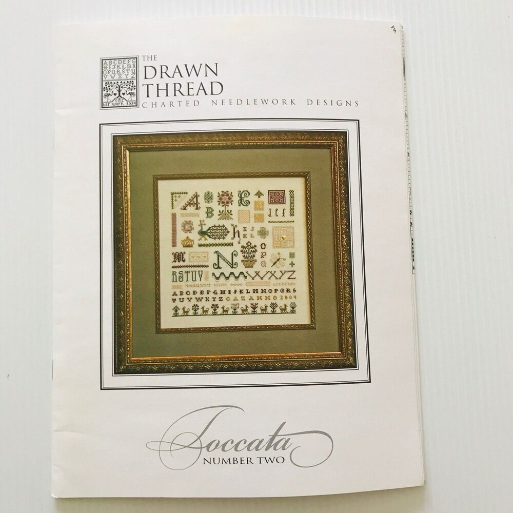 The Drawn Thread Charted Needlework Cross Stich Pattern Booklet Toccata #2